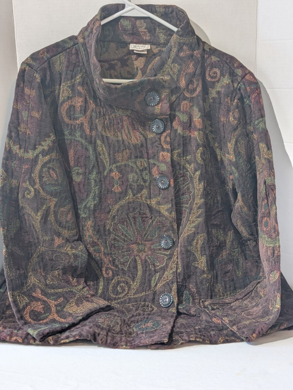 Habitat Close To Live In Brocade Jacket, Large, Made In USA